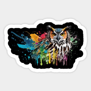 Horned Owl Sticker